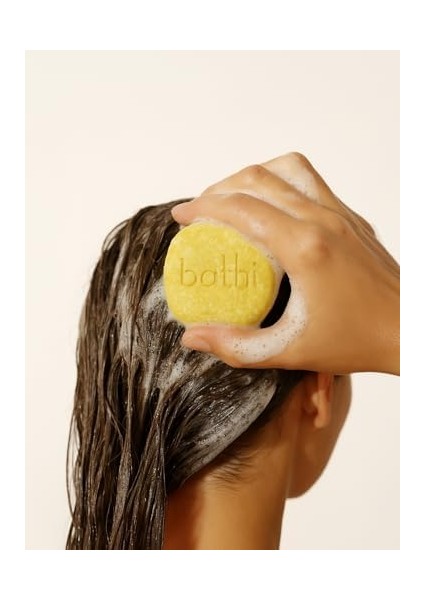 Bathi El Yapımı Mango ve Pirinç Katı Şampuan