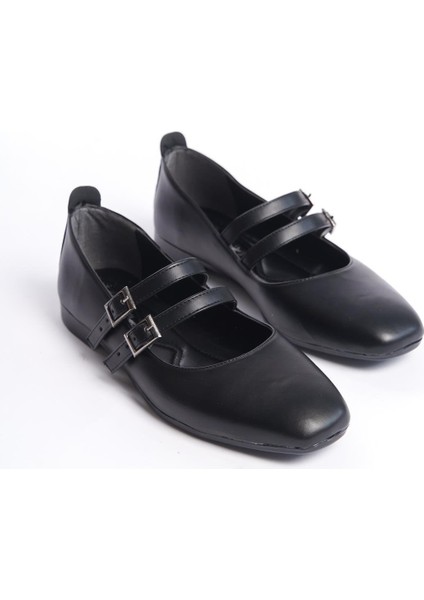 Kadın Cove Siyah Iki Beretli Kut Burun Babet fırsatları