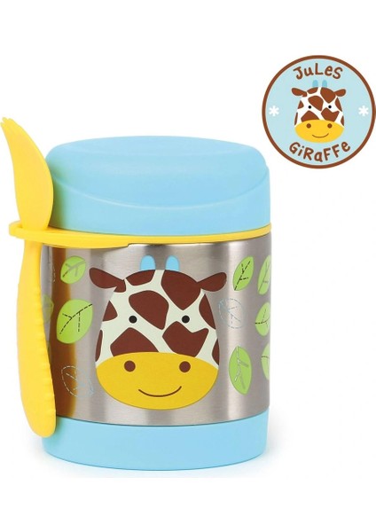 Skip Hop Zoo Paslanmaz Çelik Termos 325 ml Zürafa