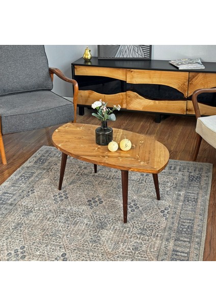 Ahşap Orta Sehpa Yaprak Şekilli Salon Dekorasyonu fırsatları