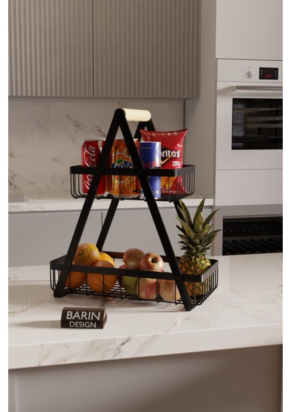 Iki Katlı Metal Telli Mutfak Düzenleyici Raf Organizer – Meyve, Atıştırmalık, Içecek ve Sebze Standı fiyatları