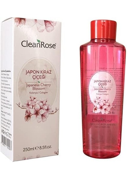 Clean Rose Japon Kiraz Çiçeği Kolonyası - 250 ml