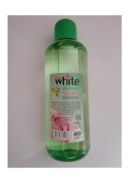 Rose White Zeytin Yağlı Gül Kolonyası 400ML modelleri