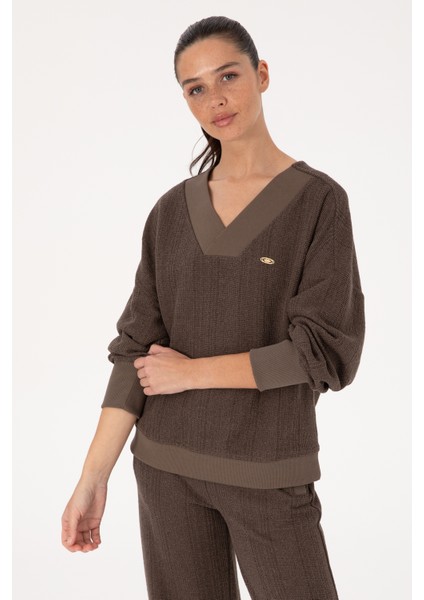 Kadın Vizon Sweatshirt 50309439-VR052 modelleri