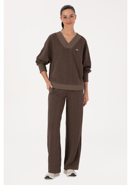 Kadın Vizon Sweatshirt 50309439-VR052 fırsatları