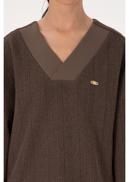 Kadın Vizon Sweatshirt 50309439-VR052