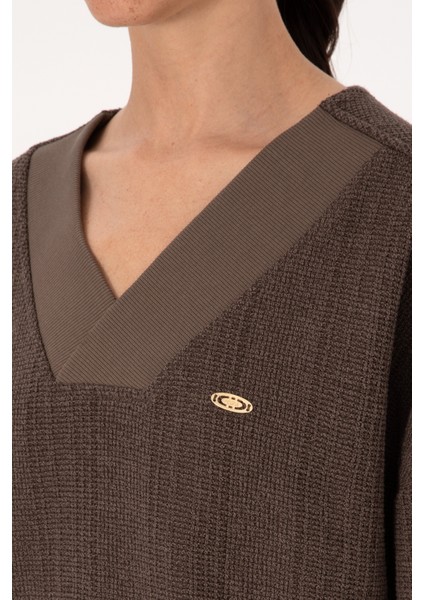 Kadın Vizon Sweatshirt 50309439-VR052