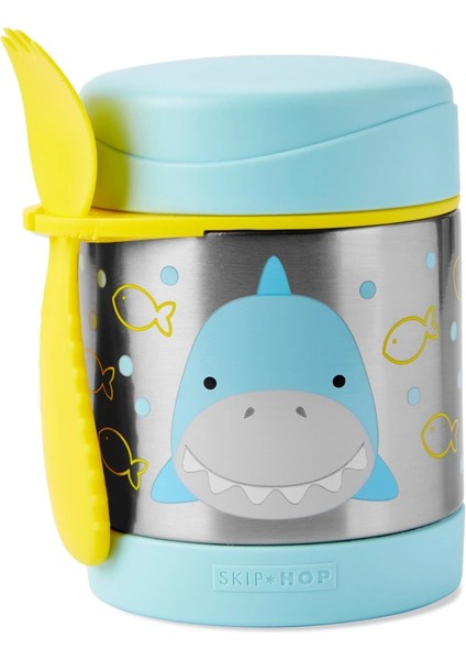 Skip Hop Zoo Paslanmaz Çelik Termos 325 ml Köpek Balığı
