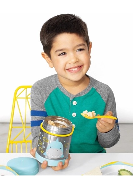 Skip Hop Zoo Paslanmaz Çelik Termos 325 ml Köpek Balığı fırsatları