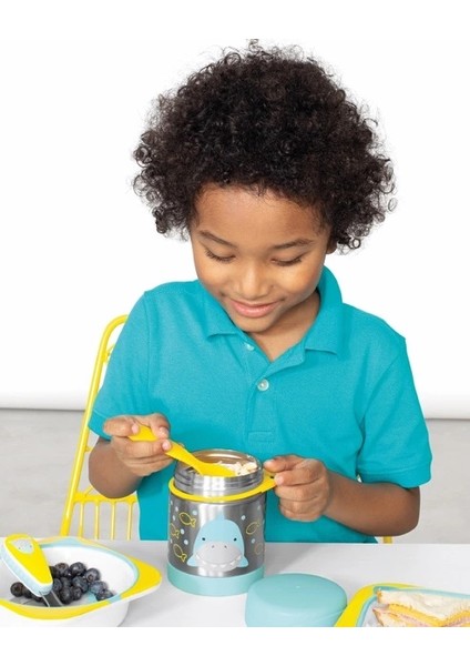 Skip Hop Zoo Paslanmaz Çelik Termos 325 ml Köpek Balığı indirimleri