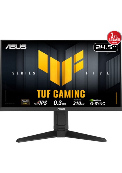 Tuf Gamıng VG259QMRL5A 24.5" 0.3ms 310HZ 1920X1080 2xhdmı/dp Pıvot mm Fast IPS Monıtor