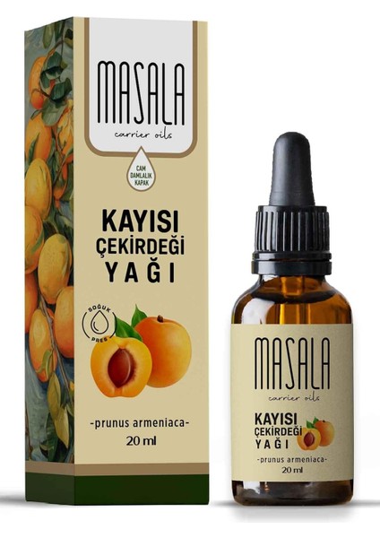 Masala Saf Kayısı Çekirdeği Yağı 20 Ml. (Apricot Kernel Oil) Soğuk Pres fiyatları