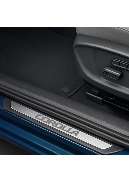 Toyota Corolla Tüm Modeller Uyumlu Krom Kapı Eşiği 4 Parça Paslanmaz Çelik Kapı Koruma Seti