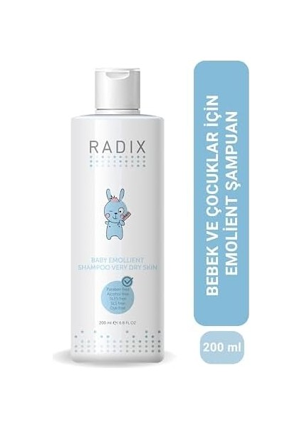 Radix Baby Emollient Shampoo Very Dry Skin 200ML