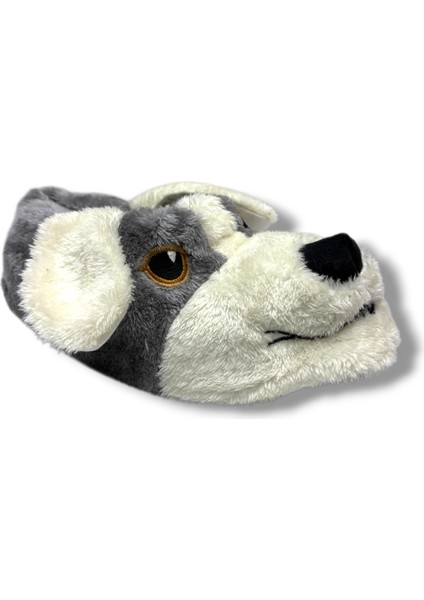 161-26 Termal Köpek Figürlü Erkek Panduf 42-44