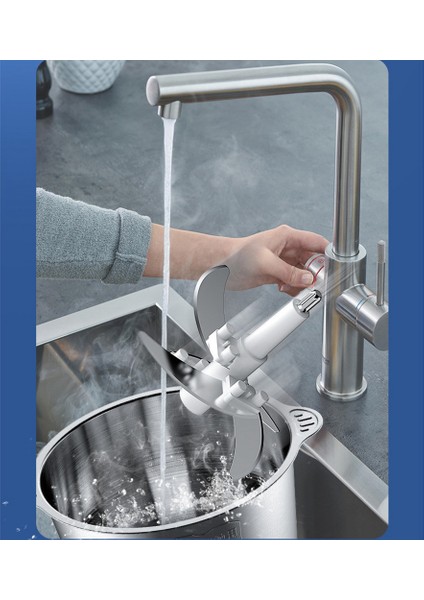 Elektrik Gıda Doğrayıcı 3l Paslanmaz Çek Kıyma Makinesi Gıda Işlemcisi Blender Makinesi Mutfak Aletleri, Ab Fişi (Yurt Dışından) fırsatları