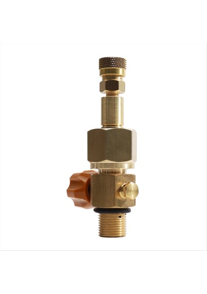 Soda Dolum Şişesi Co2 Adaptör Konnektör Kiti Hızlı Adaptör Yüksek Basınçlı Gaz Tüpü Için 8mm Dişi 5/8-18UNF (Yurt Dışından)