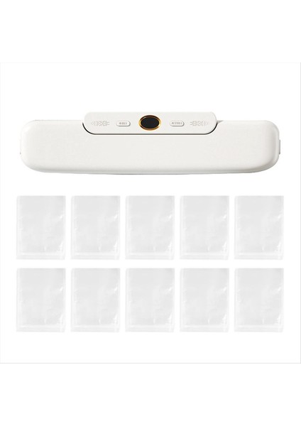 Vakumlama Makinesi Paketleme Makinesi Gıda Vakumlama Makinesi 10 Adet Vakum Torbaları ile Ev Vakumlu Gıda Sızdırmazlık Abd Fişi (Yurt Dışından)