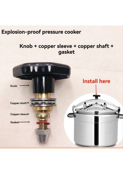 Düdüklü Tencere Yedek Düğmesi Evrensel Düdüklü Tencere Yedek Düğmesi Düdüklü Tencere Bakım Seti 26-30 cm (Yurt Dışından) fırsatları