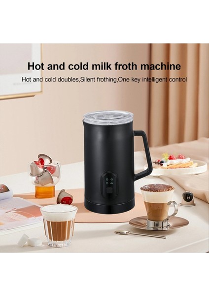 4'ü 1 Arada Elektrik Süt Köpürtücü 400W 590ML Sıcak ve Soğuk Süt Köpürtücü Sessiz Çalışma Paslanmaz Çek Süt Buharlayıcı Ab Fişi (Yurt Dışından) fırsatları