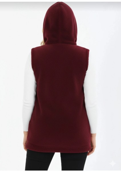 Kapüşonlu Kadın Polar Yelek indirimleri