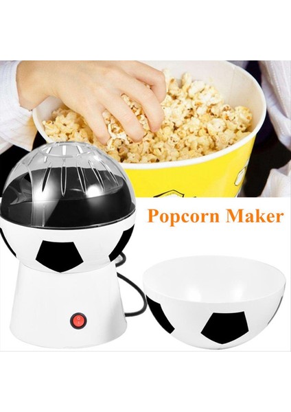 Küçük Elektrik Futbol Popcus Makinesi Aile Mini Çocuk Gıda Puf Makinesi Patlatma Makinesi Sağlıklı Patlamış Mısır Abd Fişi (Yurt Dışından) fiyatları