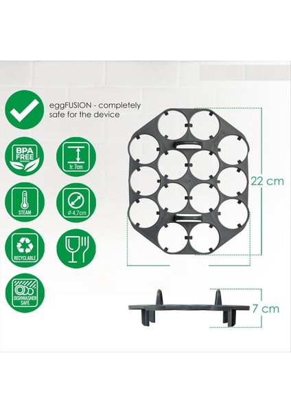 Thermomix Tm6 Tm5 TM31 Aksesuarları Için 14'e Kadar Yumurta Pişirici Tutucu - Thermomix ile Uyumlu (Yurt Dışından) modelleri