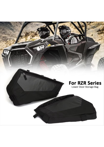 Utv Aksesuarları Polaris Rzr Xp Için Siyah Alt Kapı Panel Depolama Çantası Rzr Xp Turbo S Için 4 1000 S (Yurt Dışından) fırsatları