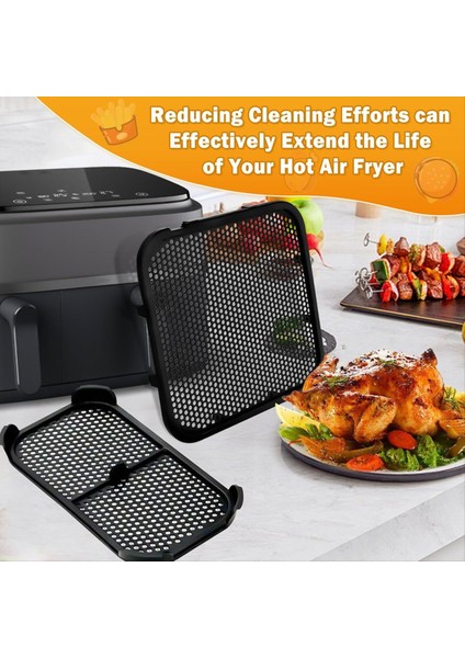 Sikon Sıçrama Koruyucuları, Phips Airfryer 3000 Çift Sepet 5000 Serisi Çift Sepet NA350 NA550 3l ile Uyumlu (Yurt Dışından) modelleri