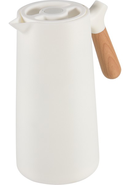 1l Cam Astar Termos Sıcak Su Sürahisi Ev Ofis Yalıtım Sızdırmaz Sıcak Su Potu Kahve Çay Için Termal, Beyaz (Yurt Dışından) fiyatları