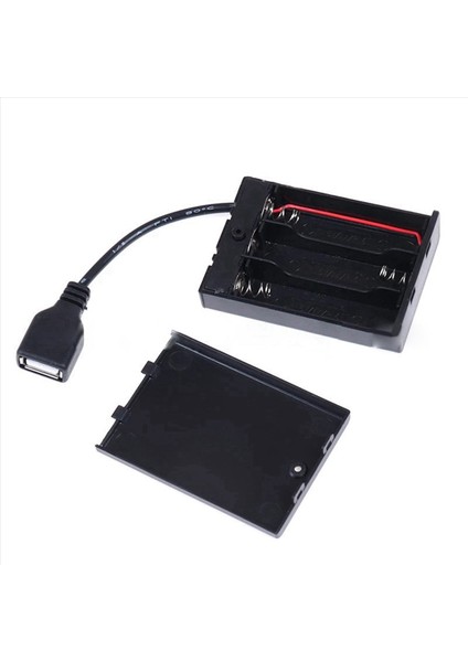 2pcs 3xaa Pil Kılıfı Kapak ve Anahtarlı USB Dişi Konektör USB Dişi Soket Pil Tutucusu (Yurt Dışından) fırsatları