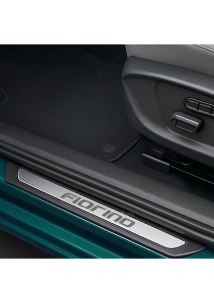 Fiat Fiorino & Qubo Uyumlu Krom Kapı Eşiği 4 Parça – Paslanmaz Çelik Abs Çerçeve