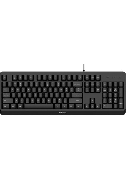 Phılıps SPK6207BLB Standart Siyah USB Kablolu Klavye