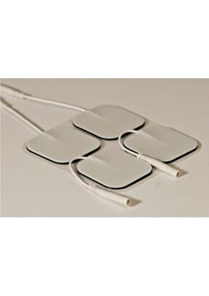 Kablolu Yedek Elektrot 20 Adet 5x5 cm Kare Tens Pedi Hijyenik Kullanım İçin fırsatları