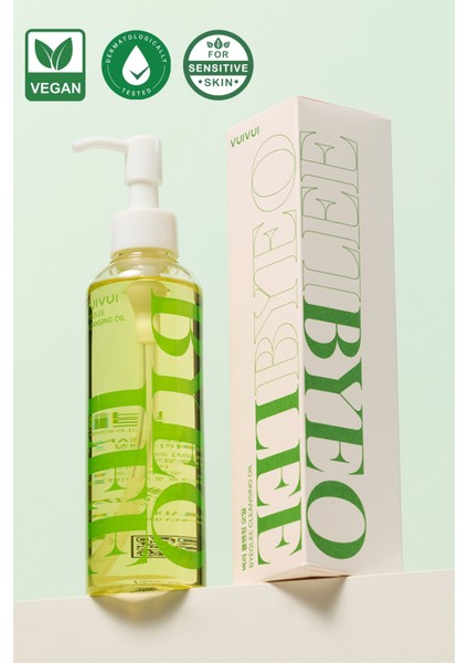 Cleasing Oil Vegan 6-Bitkisel Yağlı Yüz ve Makyaj Kore Temizleme Yağı Tüm Cilt Tipleri
