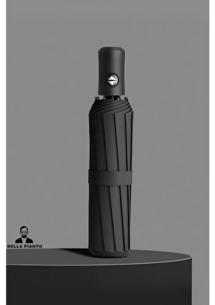 Tam Otomatik Erkek Şemsiye MCR053 Kauçuk Saplı 190T Pongee Kumaş ile Kullanım Kolaylığı