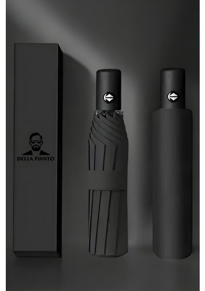 Tam Otomatik Erkek Şemsiye MCR053 Kauçuk Saplı 190T Pongee Kumaş ile Kullanım Kolaylığı