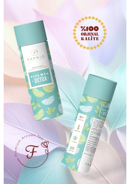 Detox Çayı – Yeşil Çay, Ananas, Limon, Portakal – 50GR fırsatları