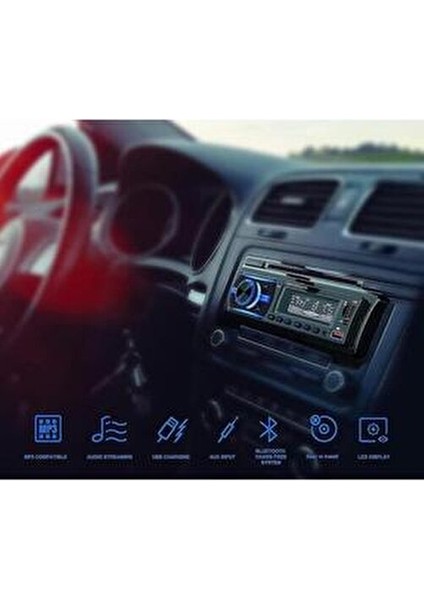 920S 2025 Multifunction 2xUSB Oto Teyp Bluetooth Çok Renkli SD Aux Yüksek Ses Kalitesi