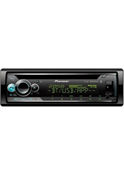 DEH-S5250BT Çift Amfi Bluetooth USB AUX CD Oto Teyp Özellikli Medya Çalar