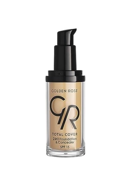 Golden Rose Total Cover 2ın1 Foundation&concealer No:15 1 Paket modelleri