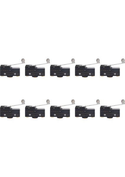 10X Panel Montaj Uzun Menteşe Silindir Kolu Ac Dc Basıc Mıcro Swıtch Z-15W2-B (Yurt Dışından)