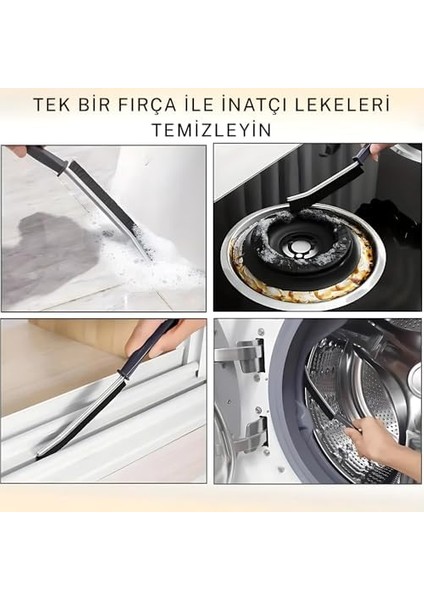 Amaçlı Detay Temizlik Fırçası | Derz Arası, Lavabo, Mutfak ve Köşe Temizlik Fırçası | Sert Kıllı, Ergonomik Saplı, Kompakt ve Dayanıklı Yapı modelleri