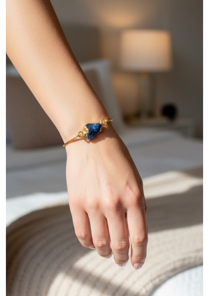 Ametist Taşlı Antik Bakır Bileklik – Rodyum Kaplama Zarafet, Mistik Enerji & Şifa Sembolü