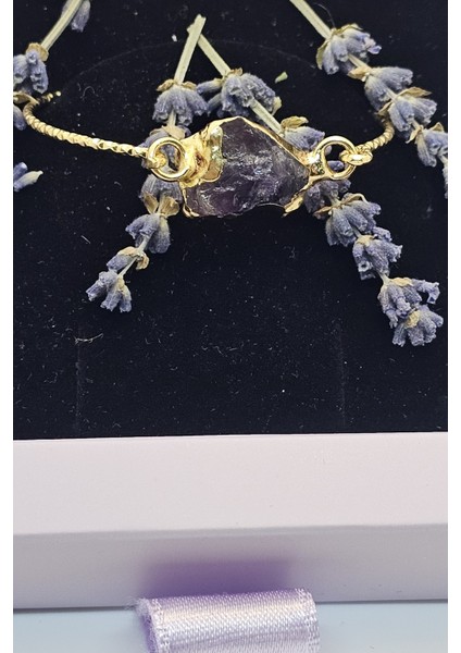 Ametist Taşlı Antik Bakır Bileklik – Rodyum Kaplama Zarafet, Mistik Enerji & Şifa Sembolü fırsatları