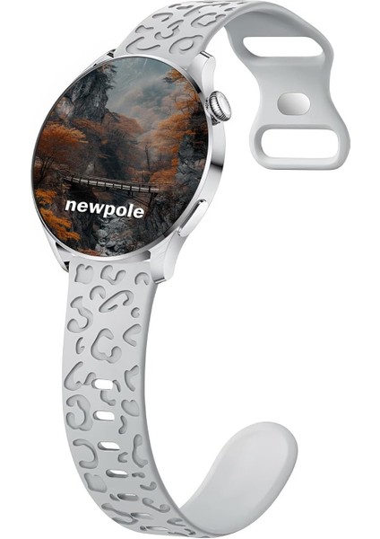 7/6/5/4/fe 44MM 40MM/ 6 47MM 43MM/ 5 Pro 45MM ile Uyumlu Kordon Desenli Kordon Kopma Karşıtı 20MM Kordon