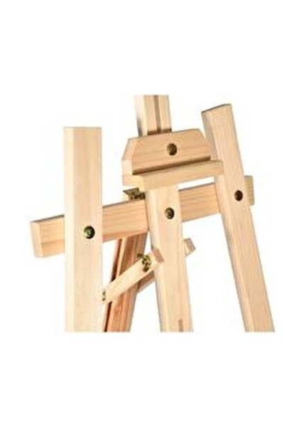 Wood 172 cm Ahşap Şövale Profesyonel Kullanım İçin Kolay Kurulumlu ve Şık Tasarım