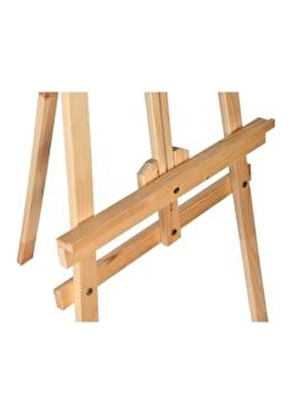 Wood 172 cm Ahşap Şövale Profesyonel Kullanım İçin Kolay Kurulumlu ve Şık Tasarım