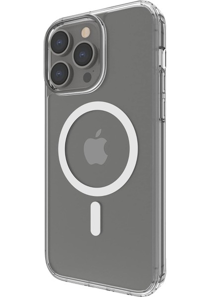 Uyumlu 14 Pro Max Kılıfı, Şeffaf, Manyetik Kılıf, ve Yükseltilmiş Kenarlar Sayesinde Kamera Koruması, ile Kablosuz Şarj Için Uygundur