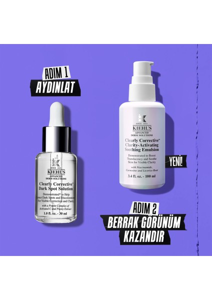 Clearly Corrective Niasinamid ve Meyan Kökü Içeren Hafif Dokulu, Üçlü Etkili Berraklık Artırıcı Emülsiyon 100 ml indirimleri
